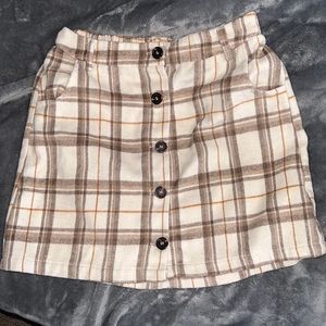 Cute button up skirt